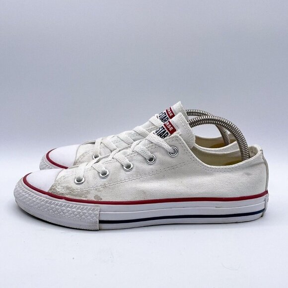 Converse All Star Chuck Taylor Youth Size 3 White Casual Comfort Walking Shoes - Picture 1 of 10